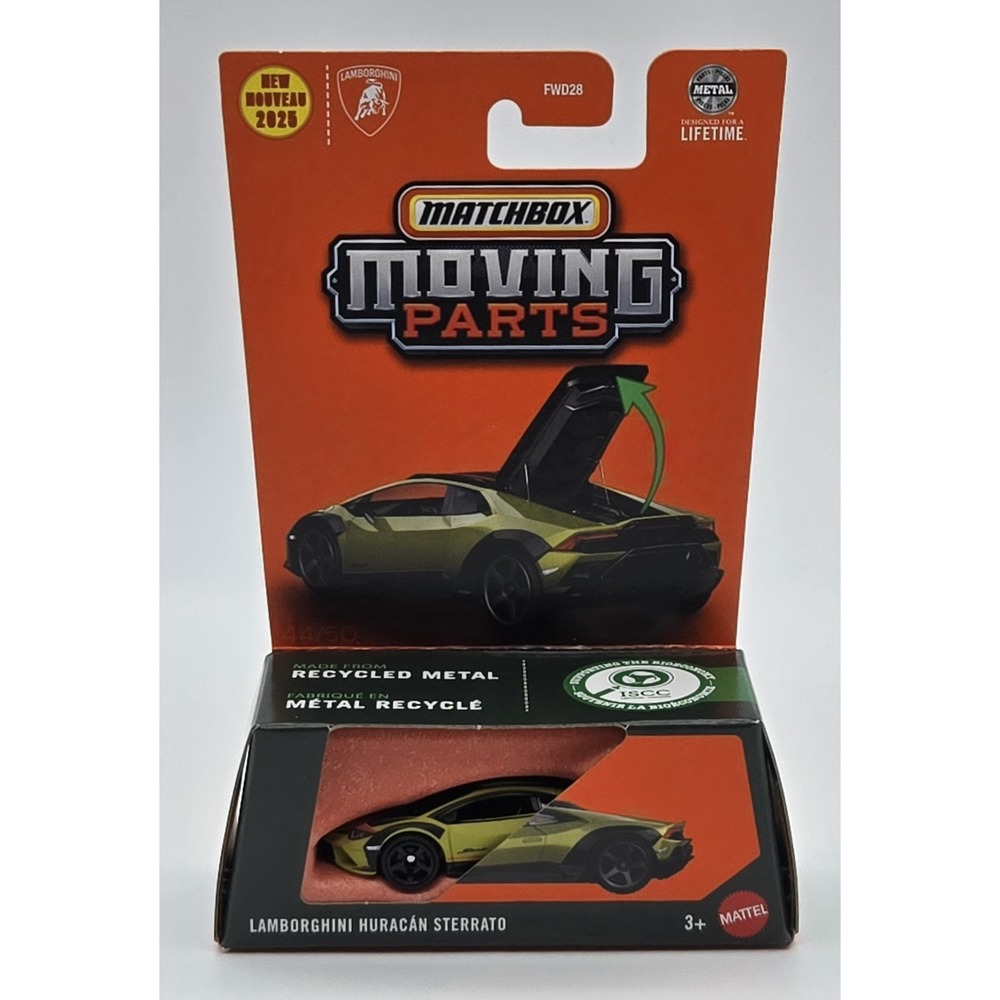 Matchbox Movingโ Parts 2025 Lamborghini Huracan Sterrato Diecast 1:64 Car Model